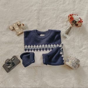 Vintage Sears Boyfriend Oversized Sweater SZ L